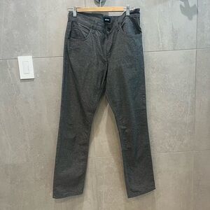 Hudson Jeans Men's Charcoal Grey Straight Jeans